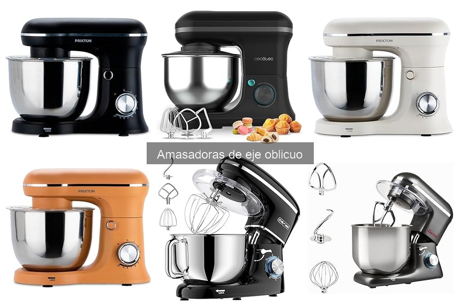 Comparativa: Amasadoras de Eje Oblicuo vs Vertical
