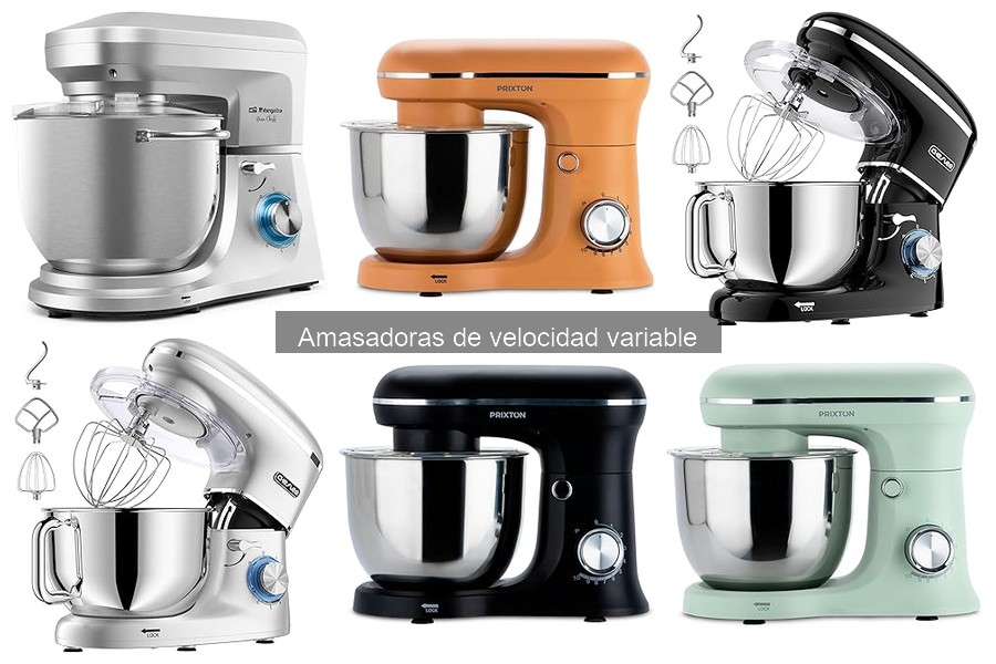 Comparativa de amasadoras de velocidad variable: marcas y precios