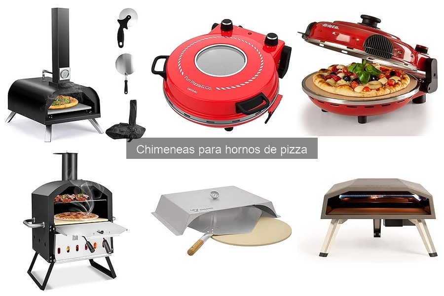 Comparativa de chimeneas para hornos de pizza: marcas y modelos