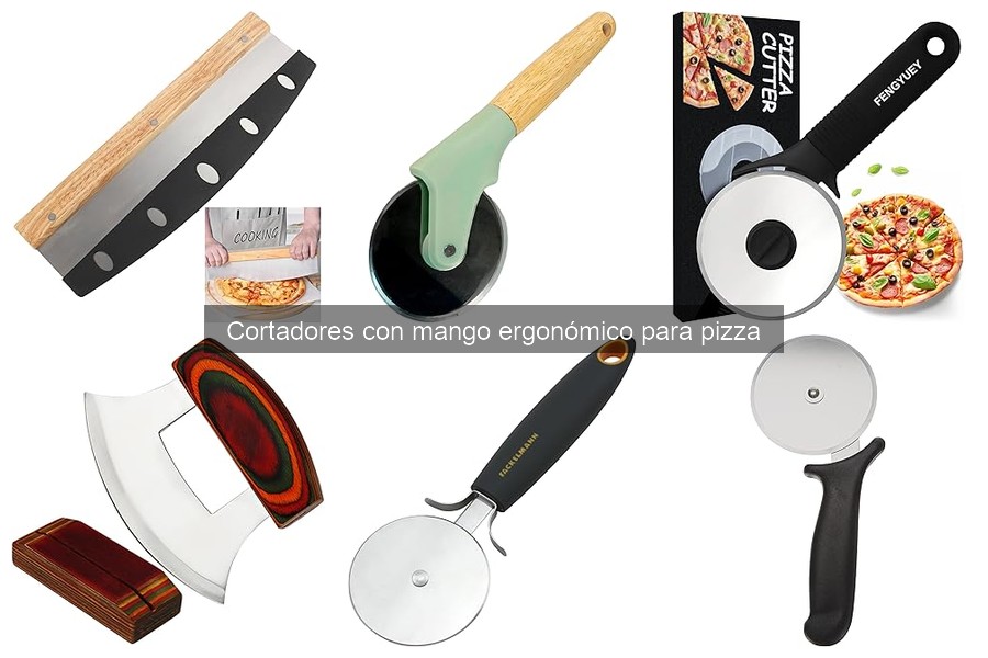 Comparativa de cortadores de pizza con mango ergonómico