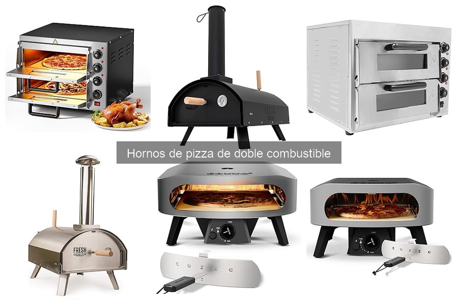 Comparativa de hornos de pizza de doble combustible: gas vs. madera