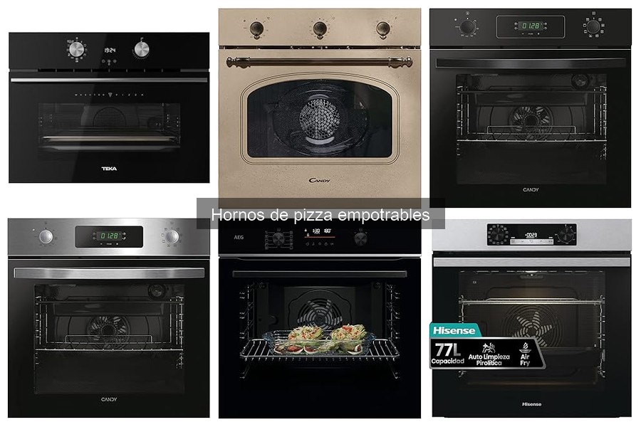 Comparativa de hornos de pizza empotrables: marcas y precios