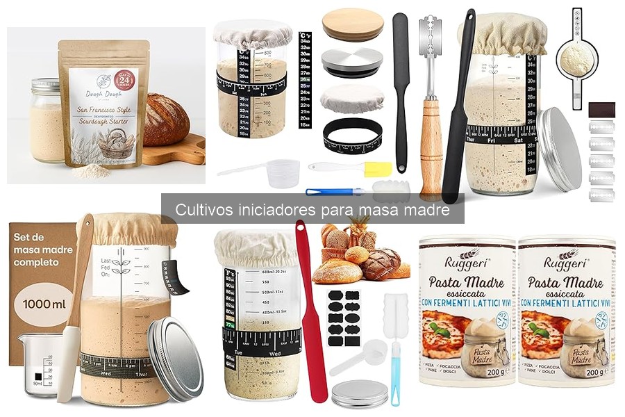 Comparativa de los Mejores Cultivos Iniciadores para Masa Madre