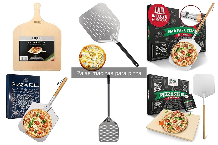 Comparativa de Materiales en Palas Macizas para Pizza