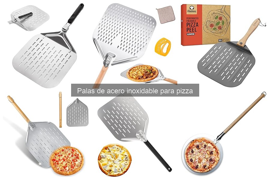 Comparativa de palas de acero inoxidable para pizza