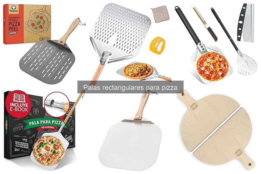 Comparativa de Palas Rectangulares para Pizza: Madera, Metal y Silicona