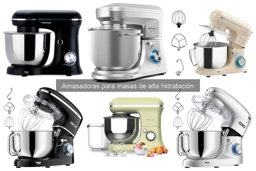 Comparativa de precios de amasadoras para masas de alta hidratación
