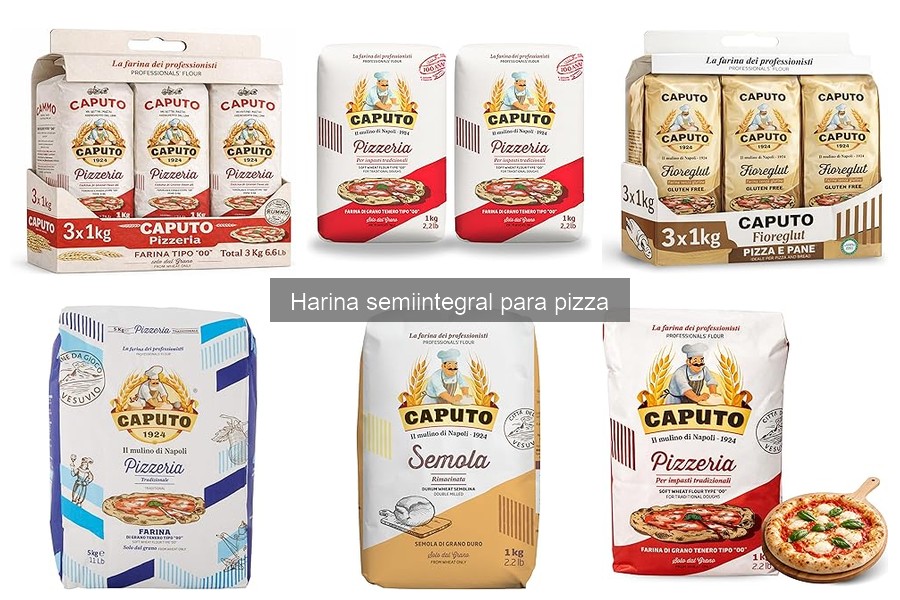 Comparativa de precios de harina semiintegral para pizza