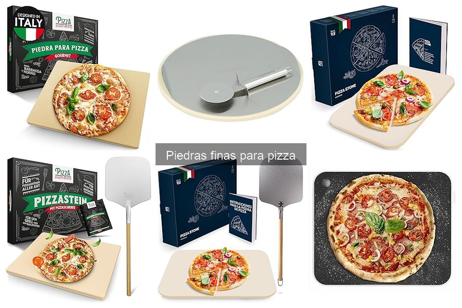 Comparativa de precios de piedras finas para pizza