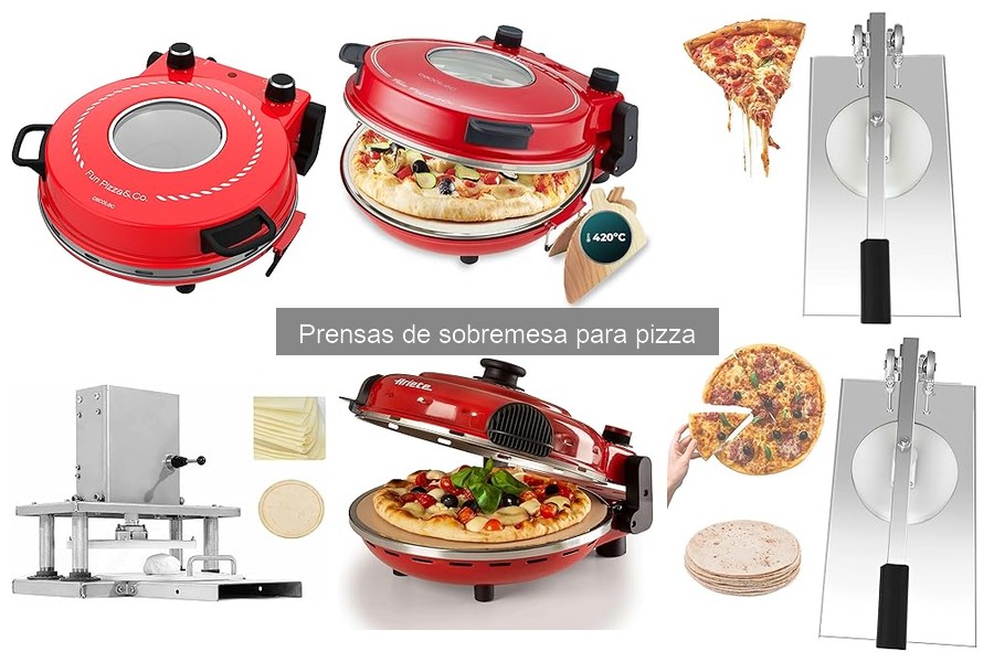 Comparativa: Prensas de sobremesa vs otros métodos para hacer pizza