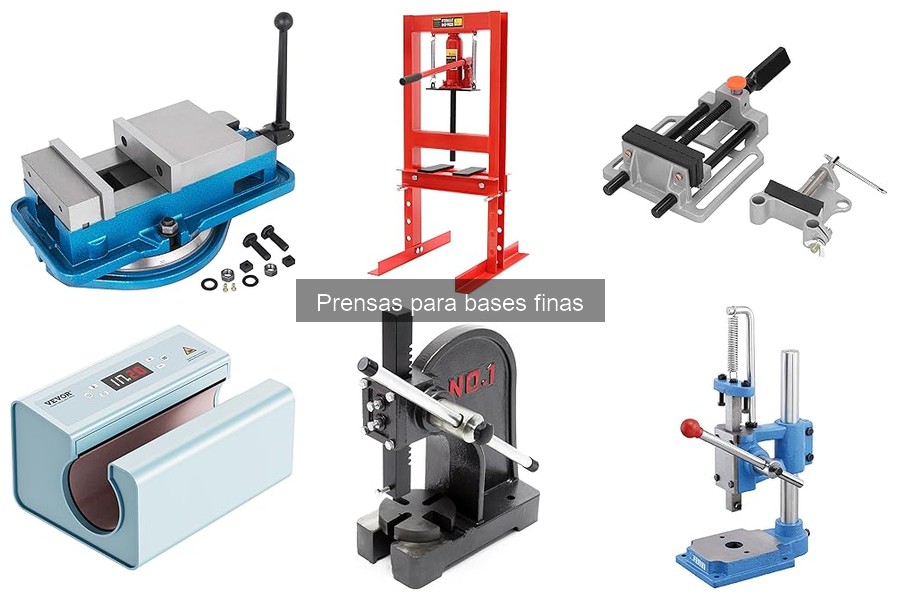 Comparativa: Prensas manuales vs eléctricas para bases finas