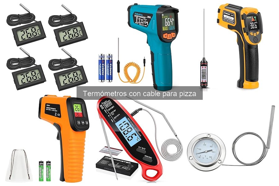 Comparativa: Termómetros con y sin cable para pizza