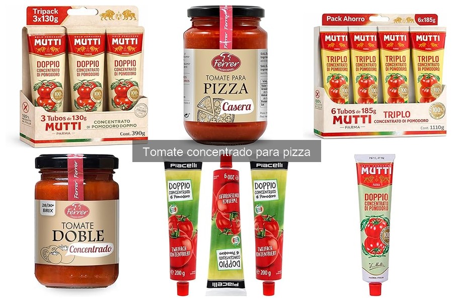 Consejos para usar tomate concentrado en tu pizza