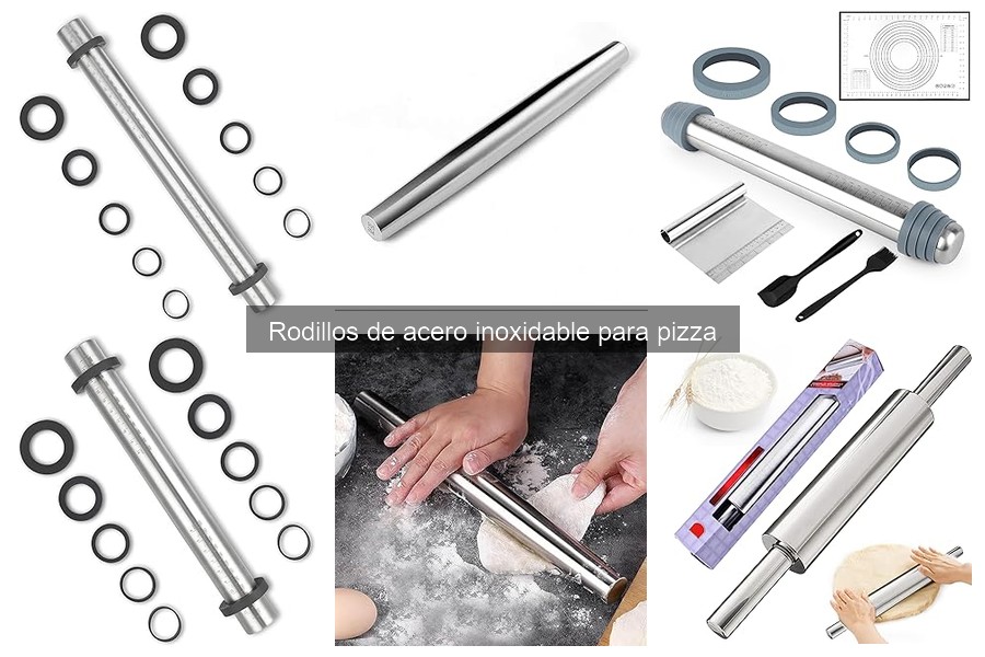 ¿Cuánto cuesta un rodillo de acero inoxidable para pizza?