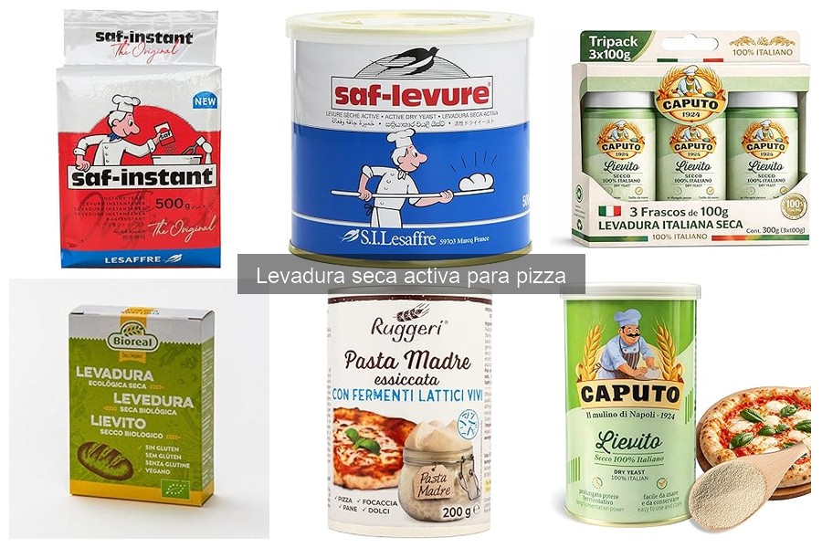 ¿Cuánto tiempo dura la levadura seca activa para pizza?