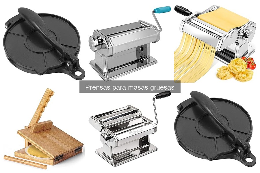 Desventajas de Usar Prensas para Masas Gruesas