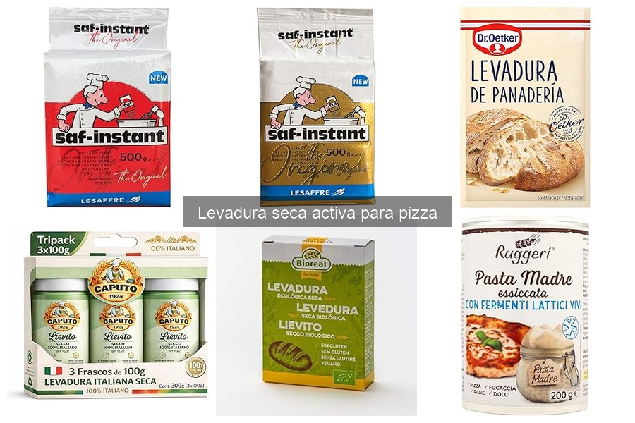Diferencias entre levadura seca activa e instantánea para pizza