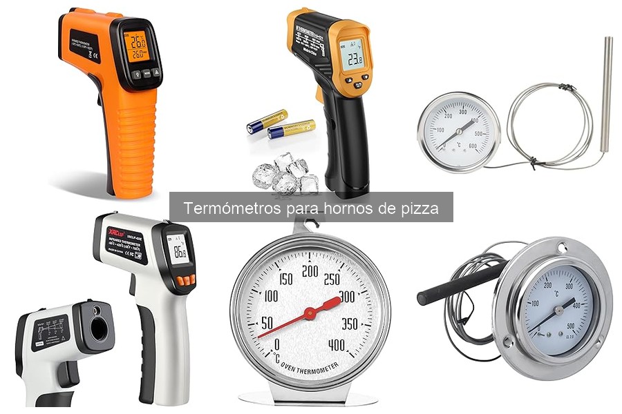 Diferencias entre termómetros de sonda e infrarrojos para pizza