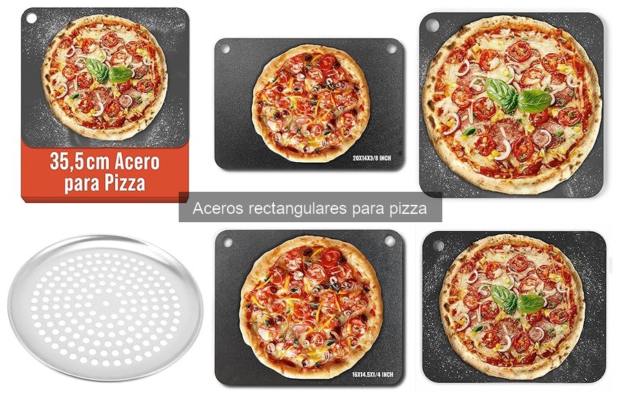 Dónde comprar aceros rectangulares para pizza: precios y tiendas