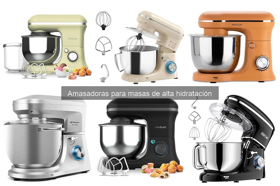 Dónde comprar amasadoras para masas de alta hidratación