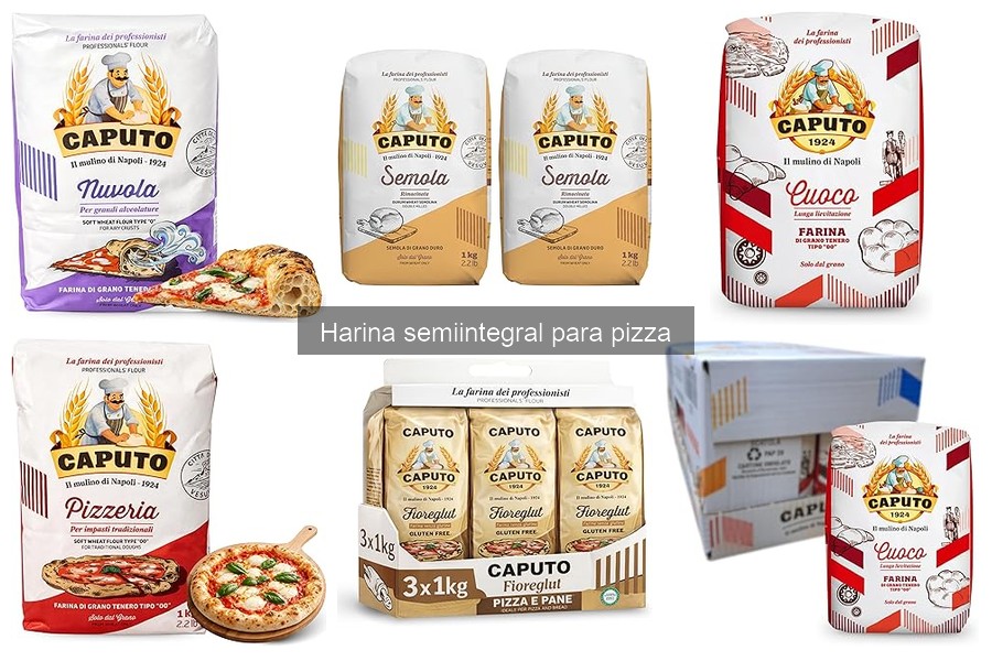 Dónde comprar harina semiintegral para pizza en línea y en tienda