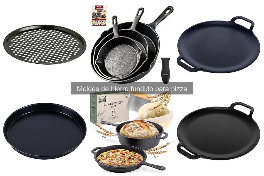 Dónde comprar moldes de hierro fundido para pizza con ofertas