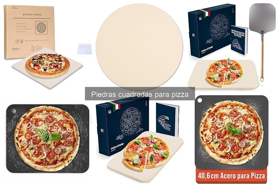 Dónde comprar piedras cuadradas para pizza: mejores opciones
