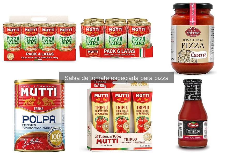 Dónde comprar salsa de tomate especiada para pizza fácilmente