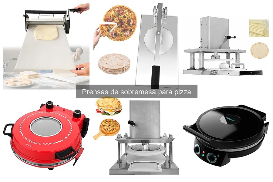 Efectos de no usar prensa de sobremesa al hacer pizza