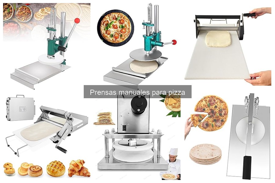 Eficacia de las prensas manuales para hacer pizza en casa
