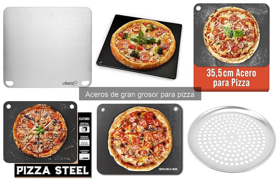 Errores al calentar un acero de gran grosor para pizza