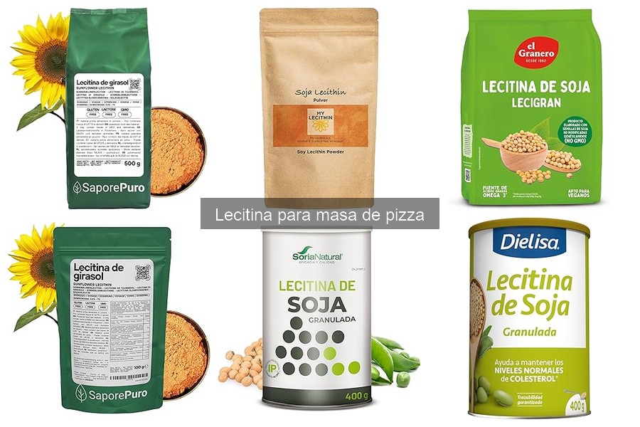 Guía de compra de lecitina para masa de pizza