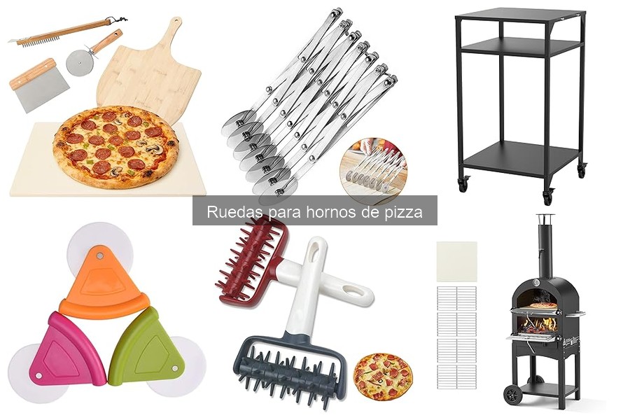 Guía de instalación de ruedas para hornos de pizza