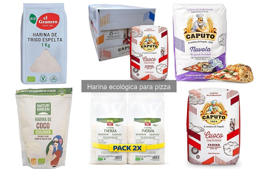 Las mejores marcas de harina ecológica para pizza