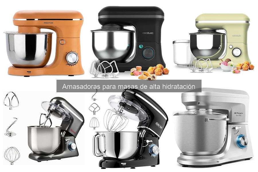 Mantenimiento de amasadoras para masas de alta hidratación
