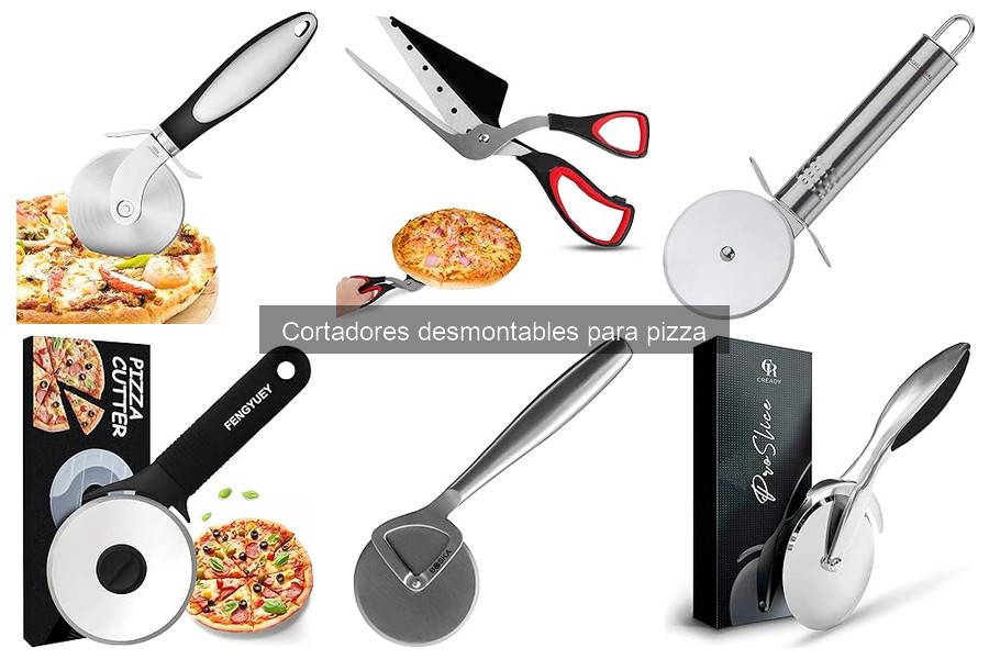 Mantenimiento de cortadores desmontables para pizza