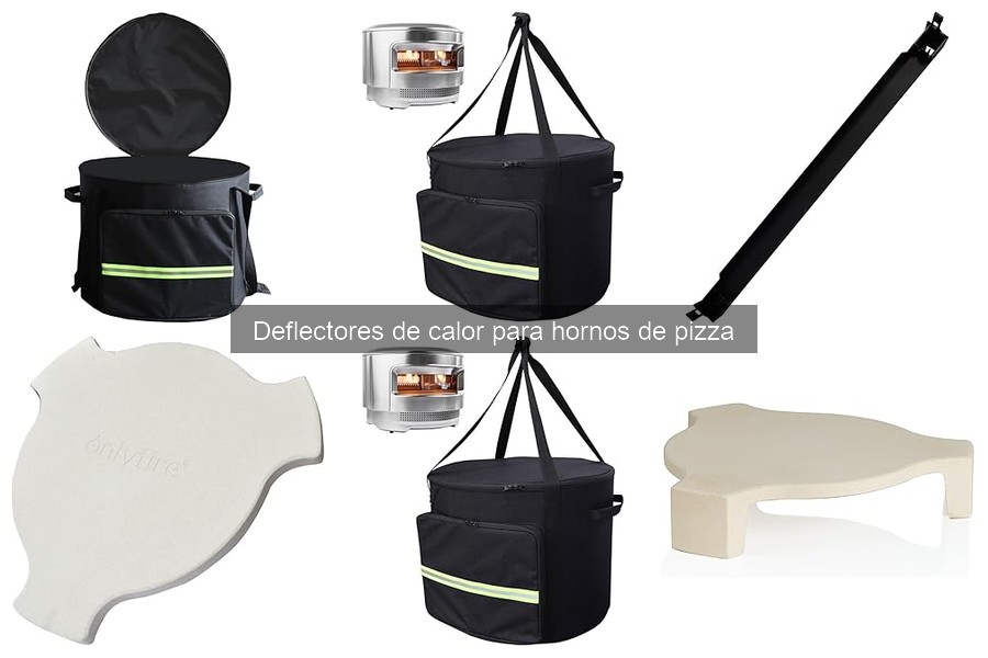 Mantenimiento de deflectores de calor en hornos de pizza
