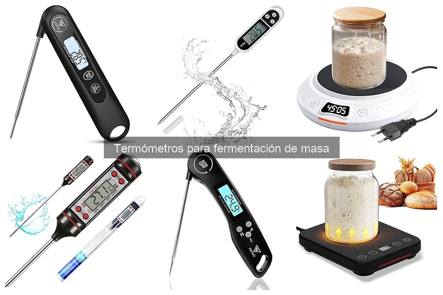 Mantenimiento de termómetros para fermentación de masa
