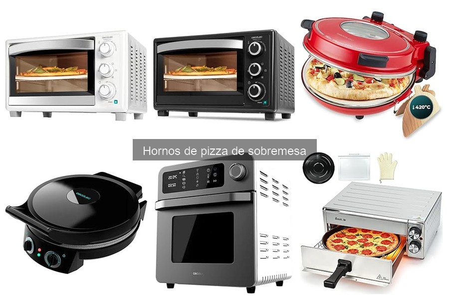 Mantenimiento y limpieza de hornos de pizza de sobremesa