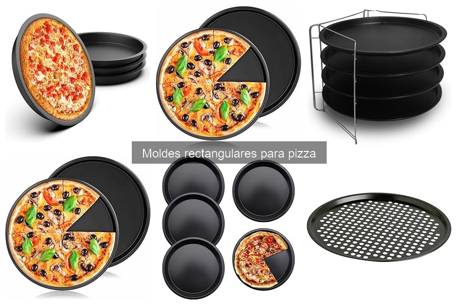 Mantenimiento y limpieza de moldes rectangulares para pizza