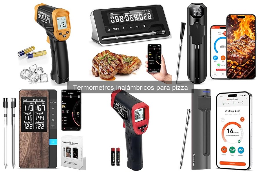 Mantenimiento y limpieza de termómetros inalámbricos para pizza