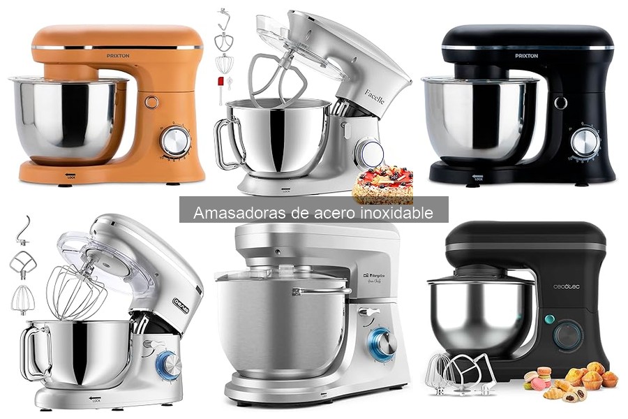 Mejores amasadoras de acero inoxidable para el hogar