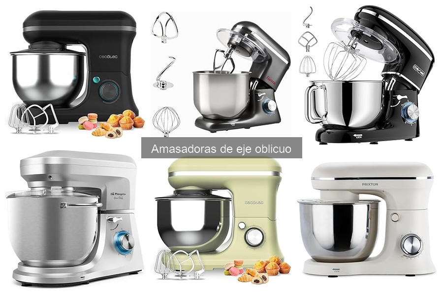 Mejores amasadoras de eje oblicuo para principiantes