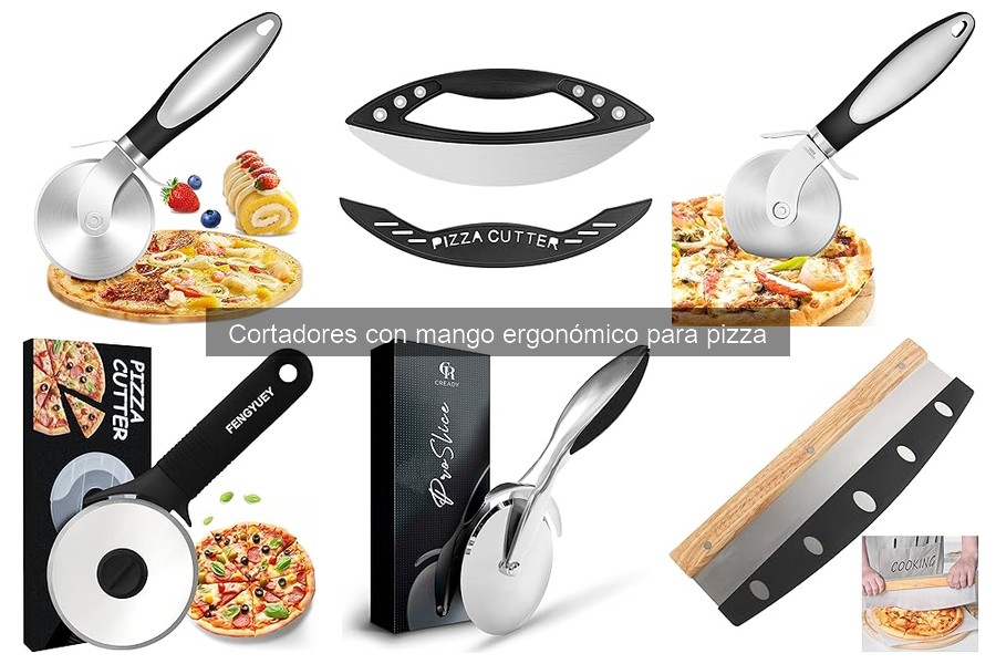 Mejores cortadores de pizza con mango ergonómico para casa