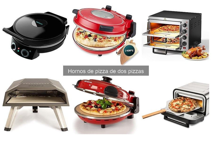 Mejores hornos de pizza de dos pizzas en 2023