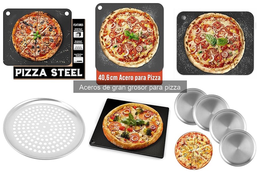 Mejores marcas de aceros para hacer pizza comparativa