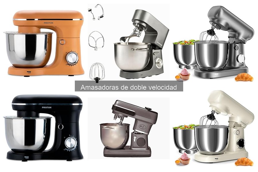 Mejores marcas de amasadoras de doble velocidad para pizza
