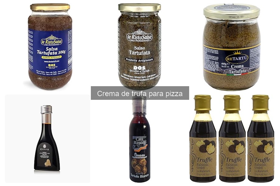 Mejores marcas de crema de trufa para pizza: comparativa