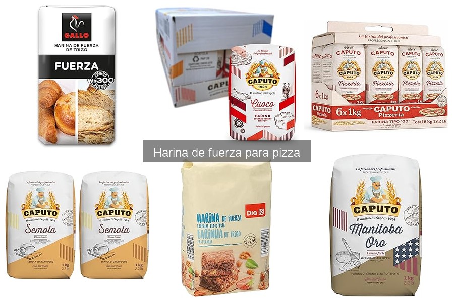 Mejores marcas de harina de fuerza para hacer pizza