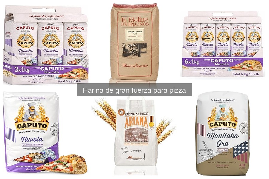 Mejores marcas de harina de gran fuerza para pizza